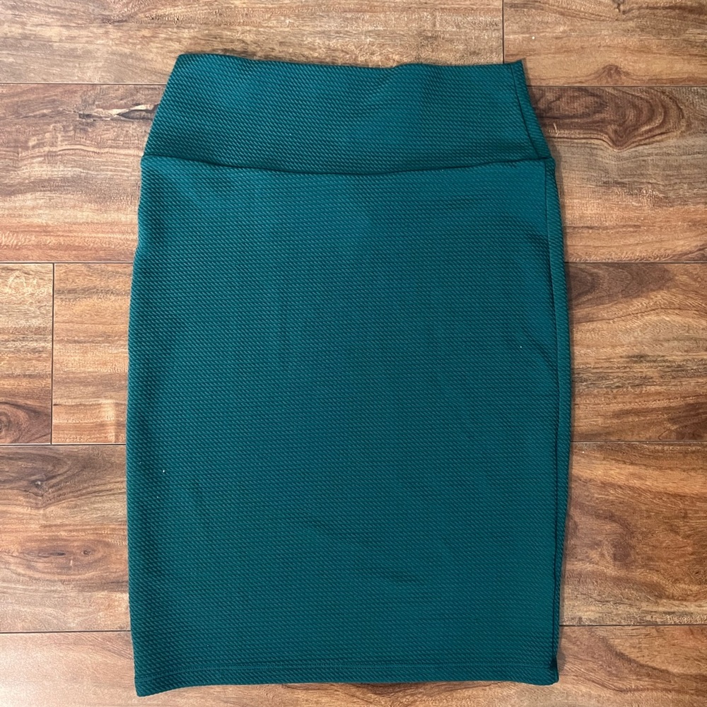 LuLaRoe Teal Pencil Skirt